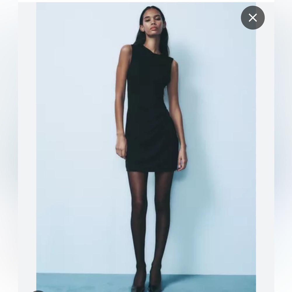 NWT Zara Black Sleeveless Dress